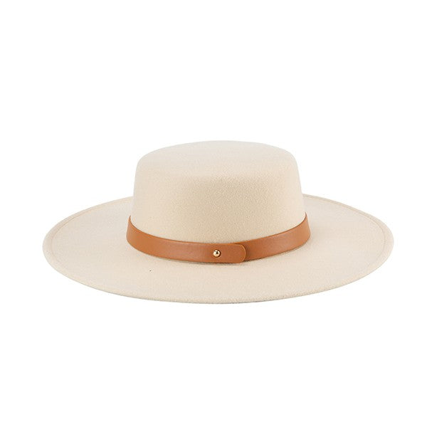 Stacey B's Classic Leather Band Fedora