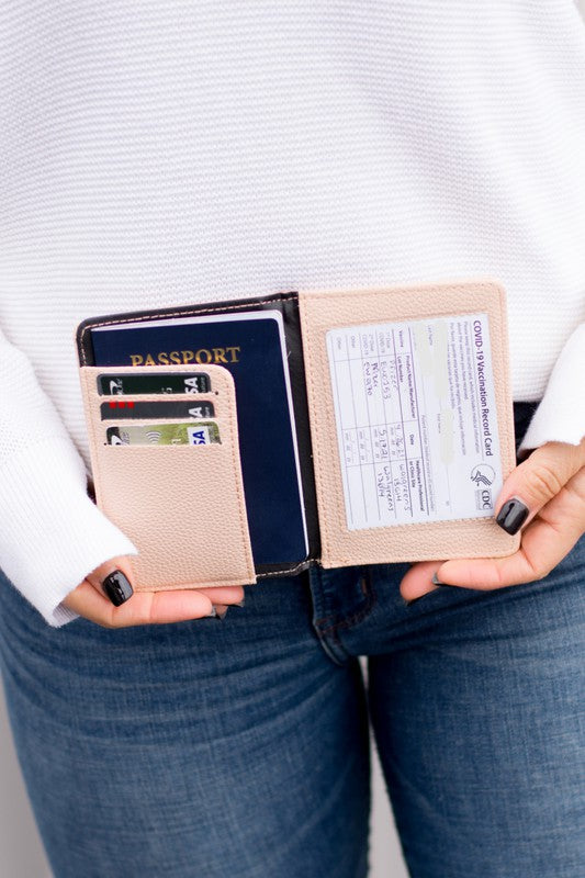 Stacey B's Passport and Vaccine Credit Card Wallet