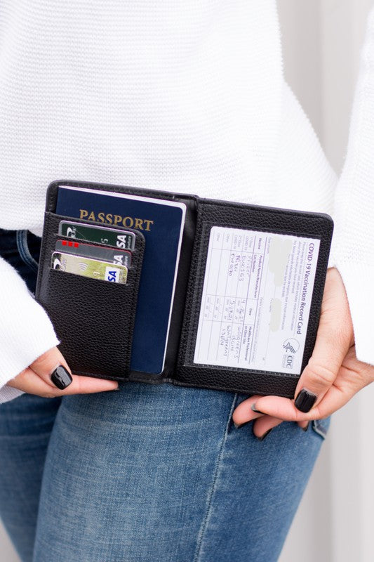 Stacey B's Passport and Vaccine Credit Card Wallet