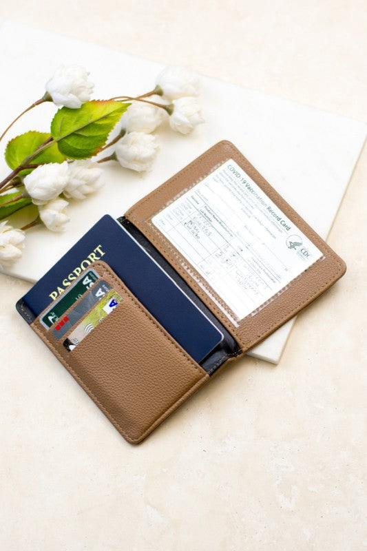 Stacey B's Passport and Vaccine Credit Card Wallet