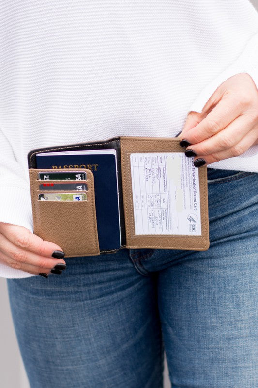 Stacey B's Passport and Vaccine Credit Card Wallet