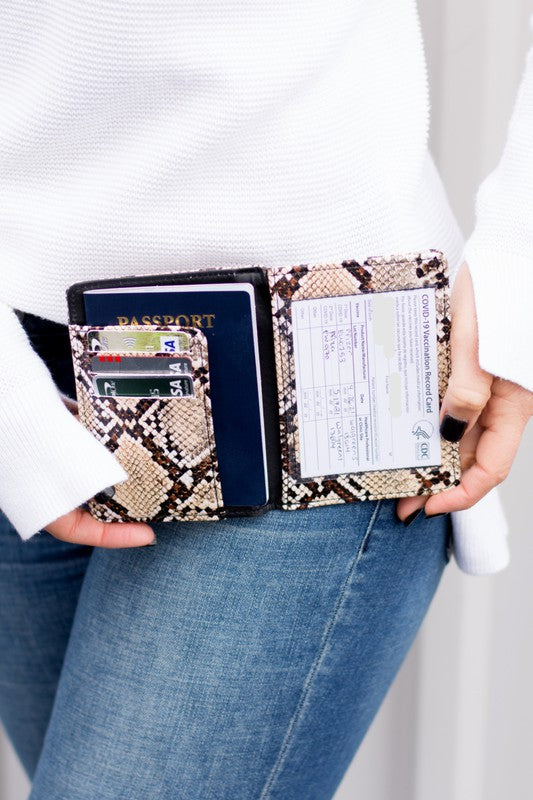 Stacey B's Passport and Vaccine Credit Card Wallet