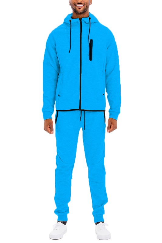 Stacey B's Mens Full Zip Sweat Pant Sweat Set