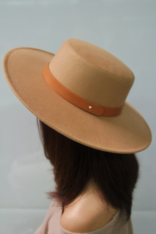 Stacey B's Classic Leather Band Fedora