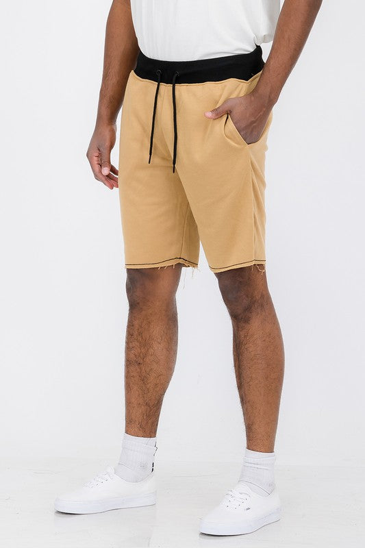 Stacey B's WeRaw Cut Sweat Shorts