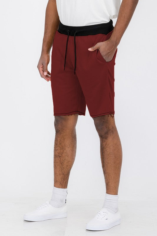 Stacey B's WeRaw Cut Sweat Shorts