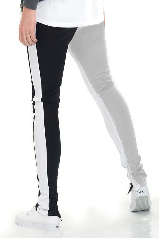 Stacey B's Two One Color Block Track Pant Jogger