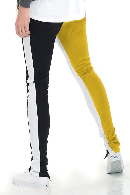 Stacey B's Two One Color Block Track Pant Jogger