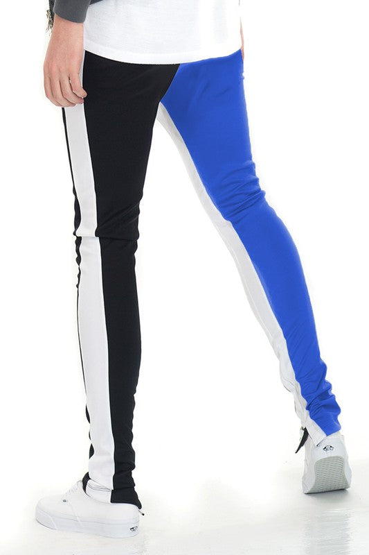 Stacey B's Two One Color Block Track Pant Jogger