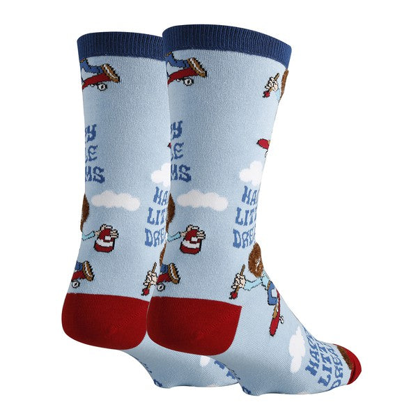 Stacey B's Happy Little Dreams - Mens Crew Socks