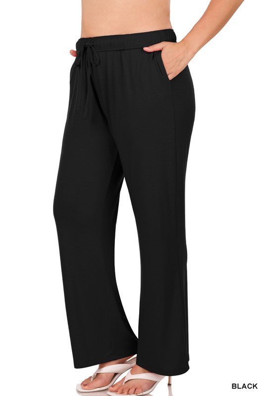 Stacey B's Plus Drawstring Lounge Pants