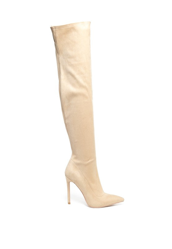 Stacey B's Tilera Stretch Over The Knee Stiletto Boots