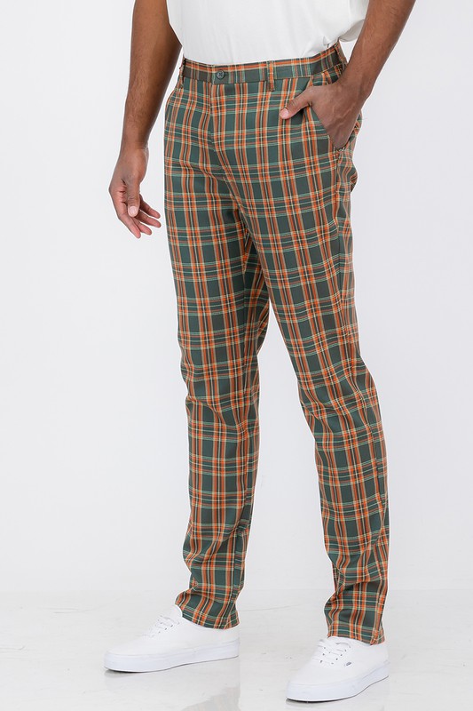 Stacey B's Plaid Trouser Pants