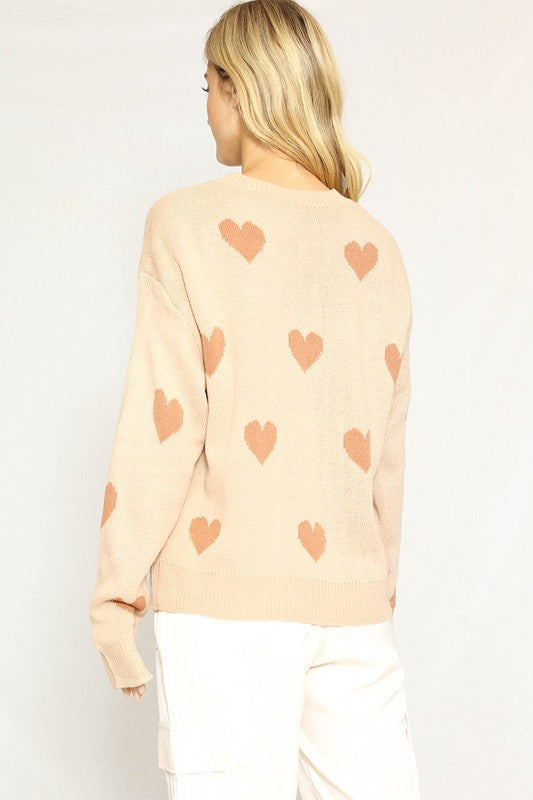 Stacey B's Heart Sweater