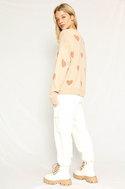 Stacey B's Heart Sweater