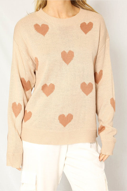 Stacey B's Heart Sweater