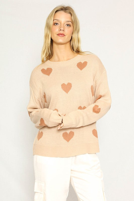 Stacey B's Heart Sweater