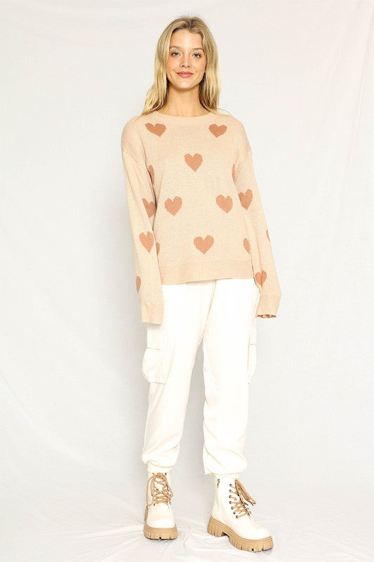 Stacey B's Heart Sweater