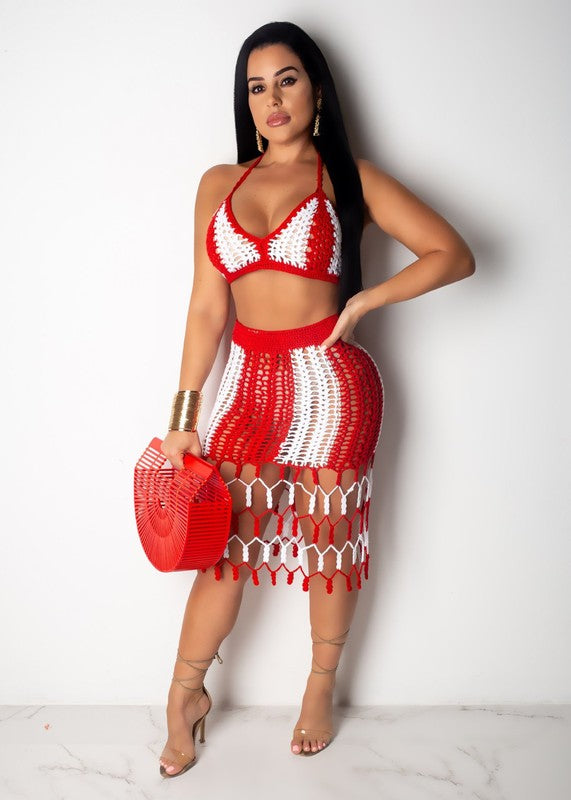 Stacey B's Sexy Beach Style Crochet Set