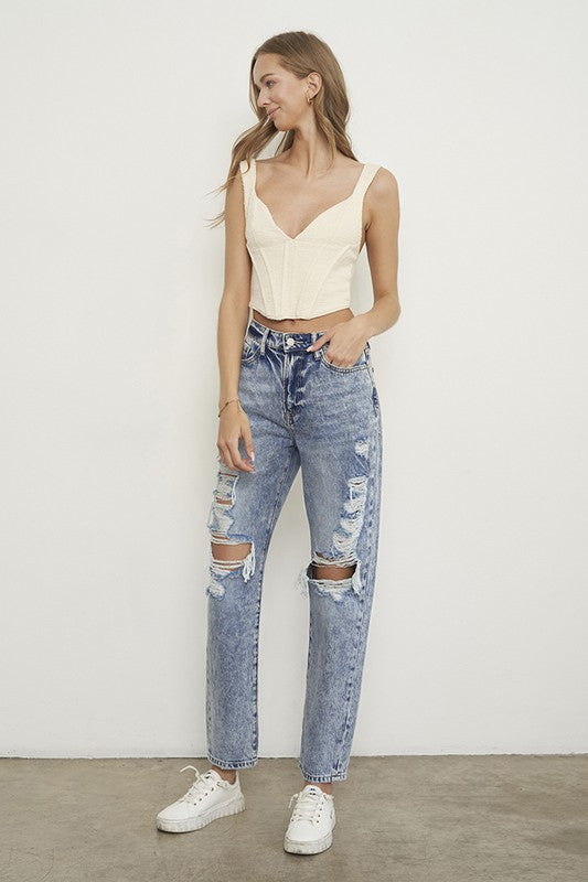 Stacey B's Slim Boyfriend Jeans