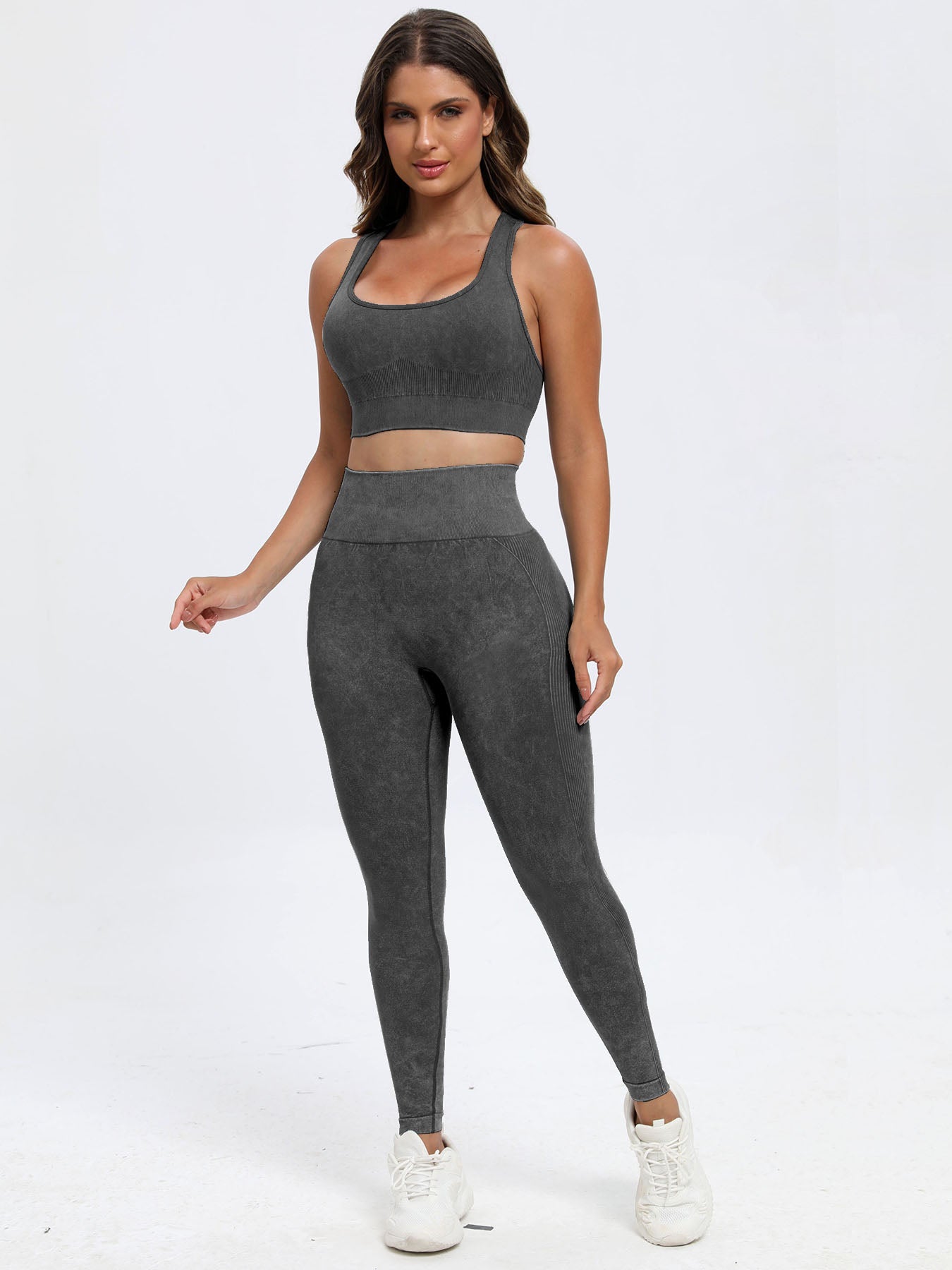 Stacey B's Scoop Neck Wide Strap Top and Pants Active Set