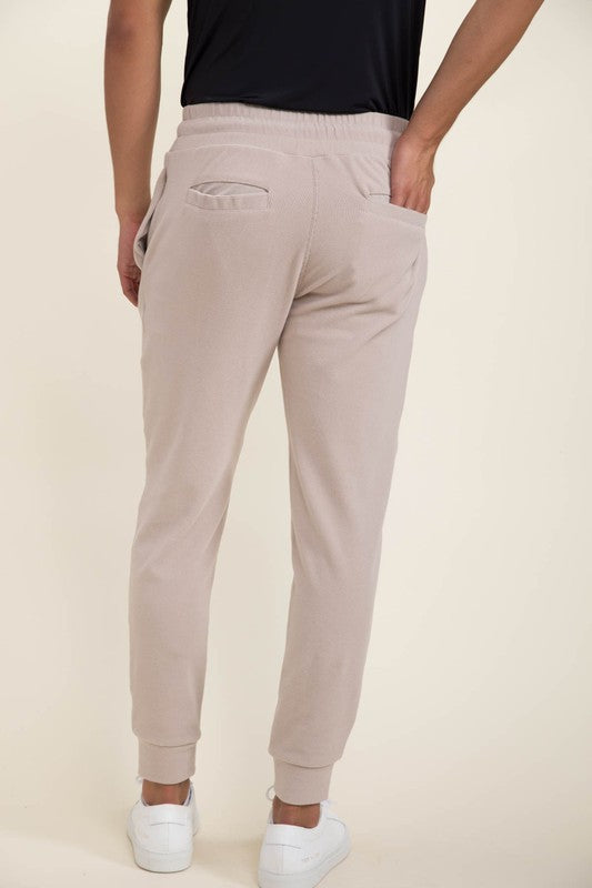 Stacey B's Mono B MEN - Micro-Ribbed Joggers