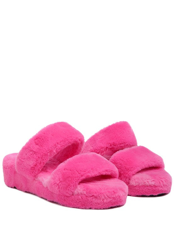 Stacey B's Smoothie Fur Slip- On Flats