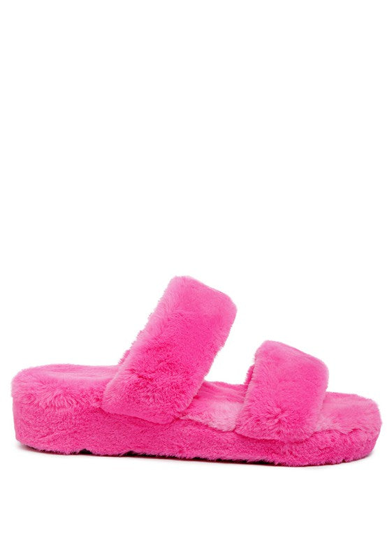 Stacey B's Smoothie Fur Slip- On Flats