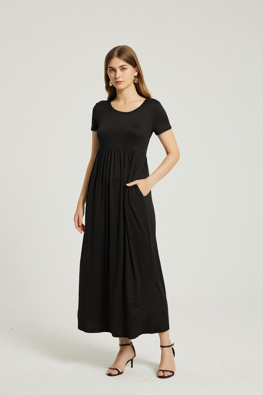 Stacey B's Women's Summer Casual Maxi Dress With Pocket