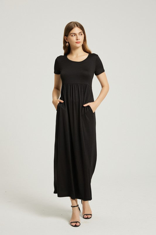 Stacey B's Women's Summer Casual Maxi Dress With Pocket