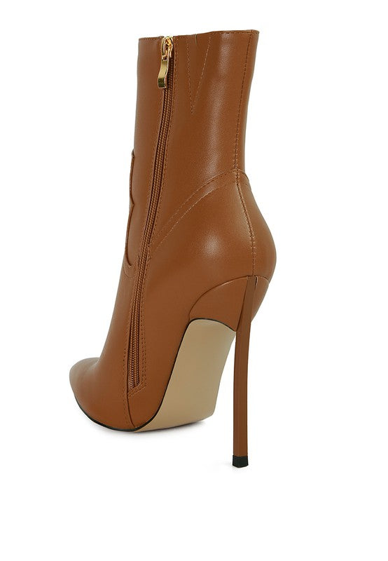 Stacey B's Jenner High Heel Cowgirl Ankle Boot