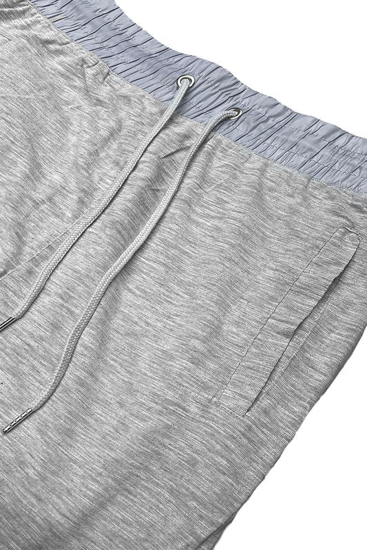 Stacey B's Heathered Cotton Blend Joggers