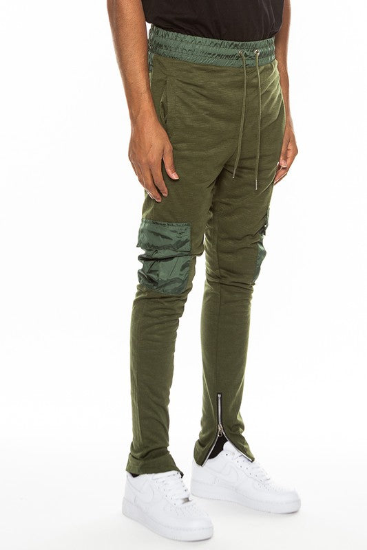 Stacey B's Heathered Cotton Blend Joggers