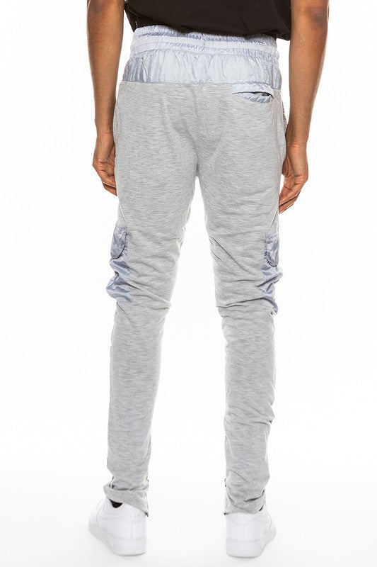 Stacey B's Heathered Cotton Blend Joggers