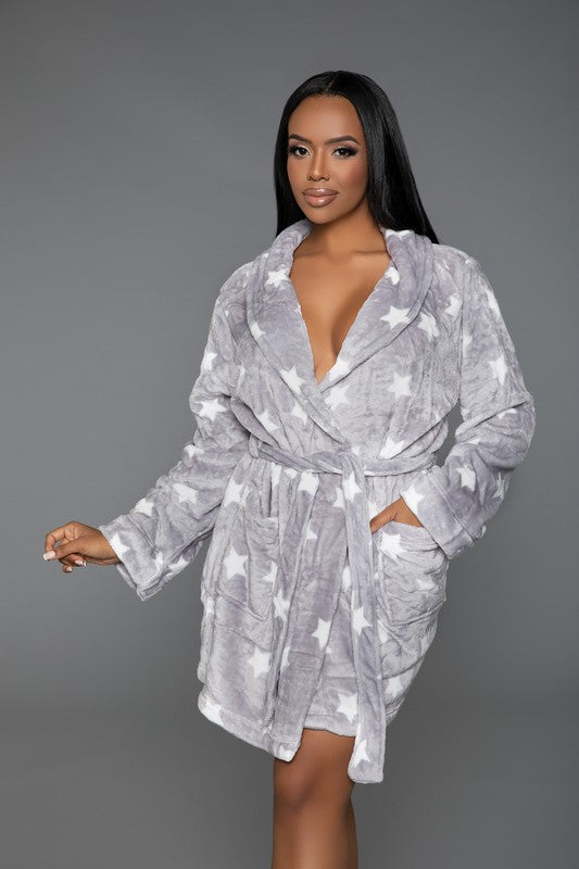 Stacey B's Kaylee Robe Star Print