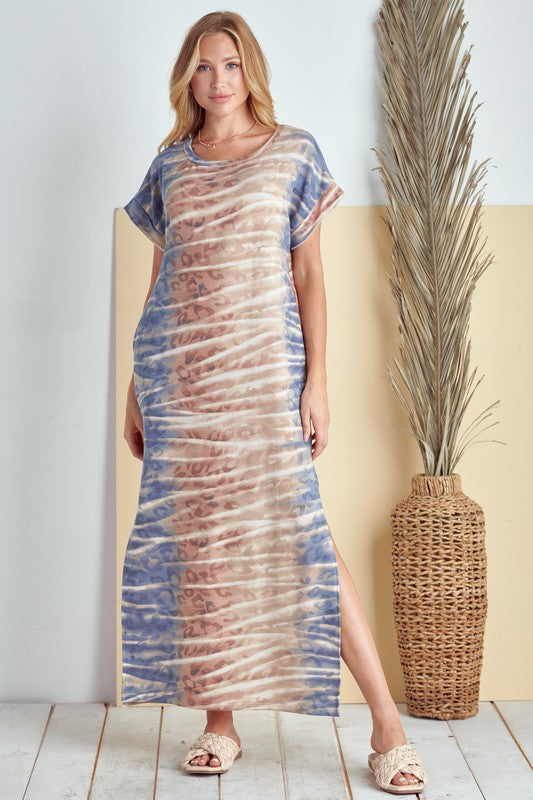 Stacey B's Side Slits Maxi Dress