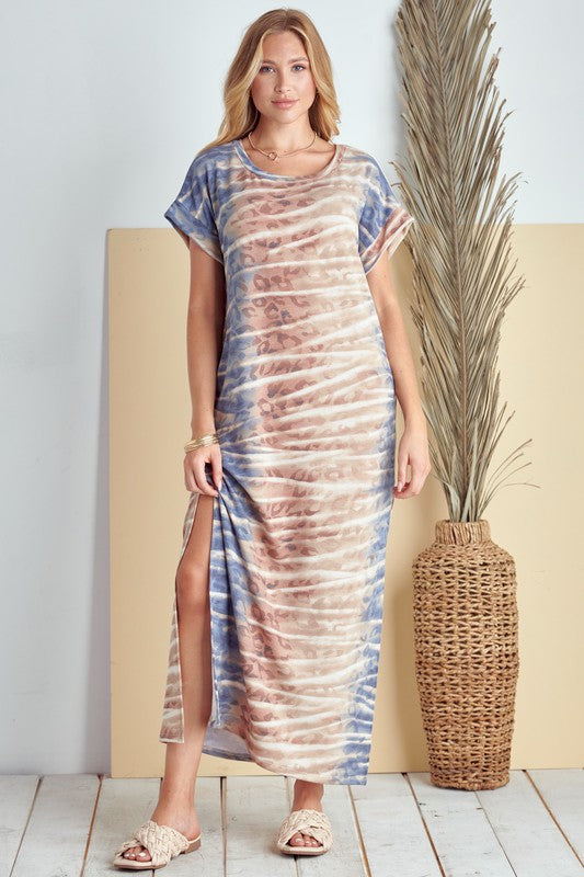 Stacey B's Side Slits Maxi Dress