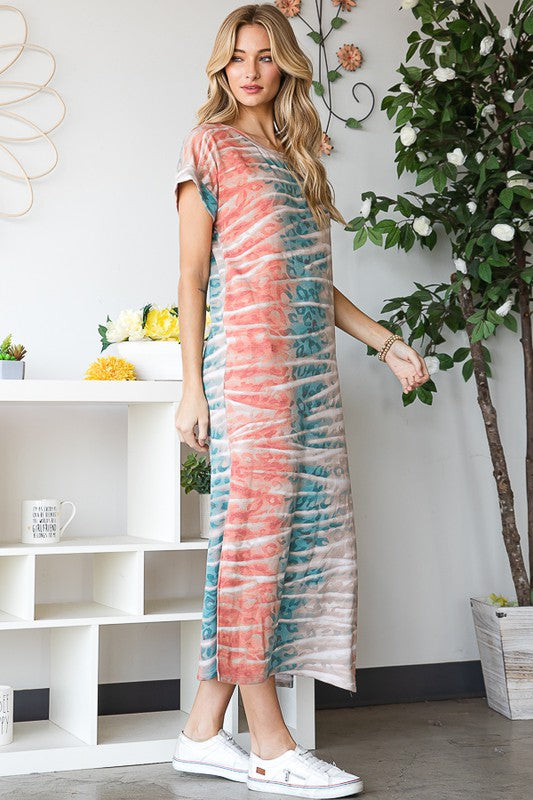 Stacey B's Side Slits Maxi Dress