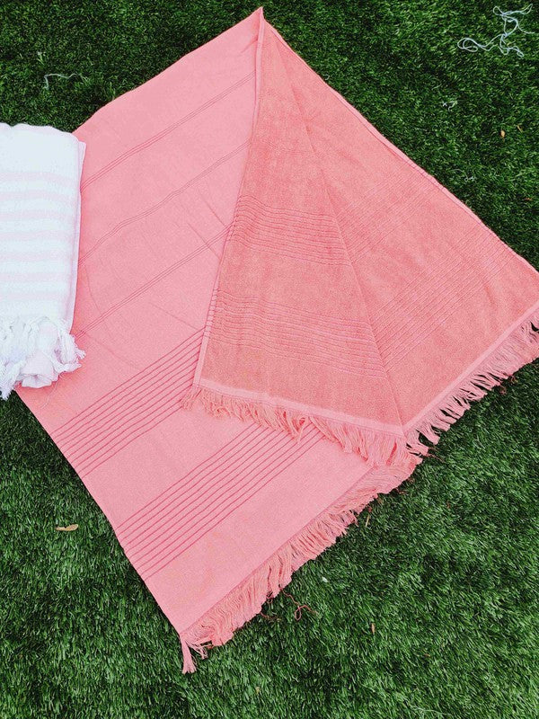 Stacey B's One sided Terry Towel - Sand free - Pink