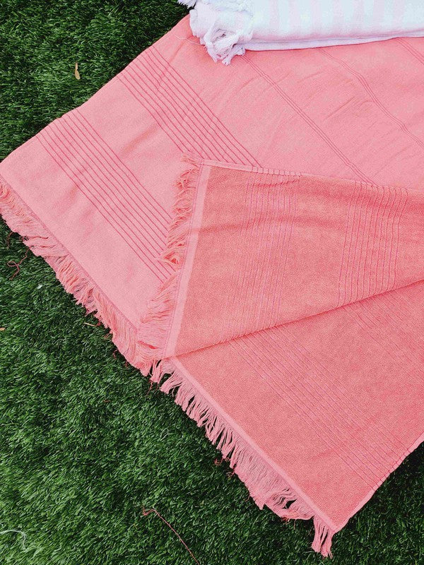 Stacey B's One sided Terry Towel - Sand free - Pink