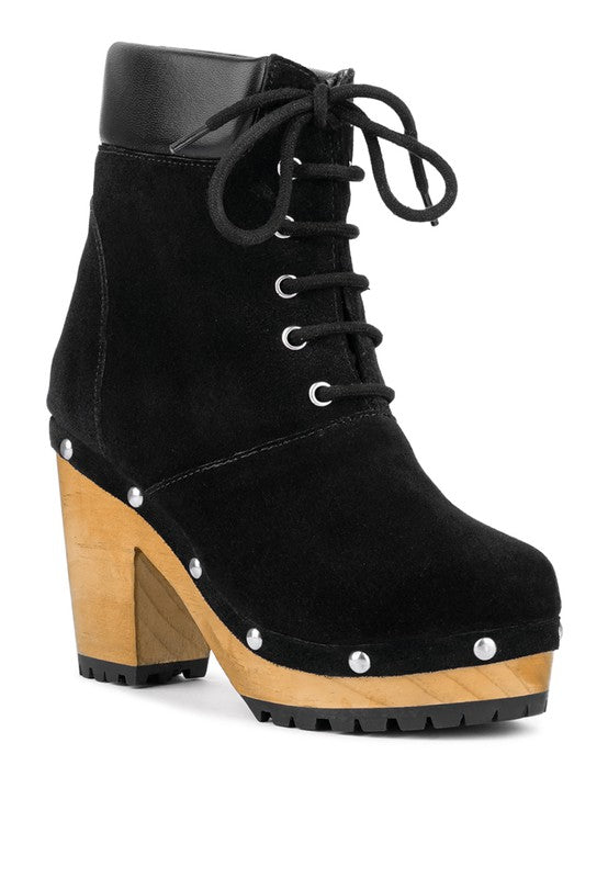 Stacey B's Masya  Handcrafted Collared Suede Boot