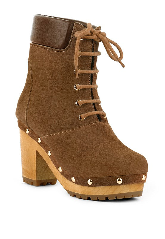 Stacey B's Masya  Handcrafted Collared Suede Boot
