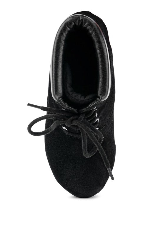 Stacey B's Masya  Handcrafted Collared Suede Boot