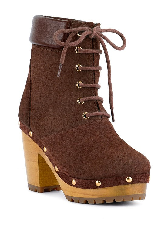 Stacey B's Masya  Handcrafted Collared Suede Boot
