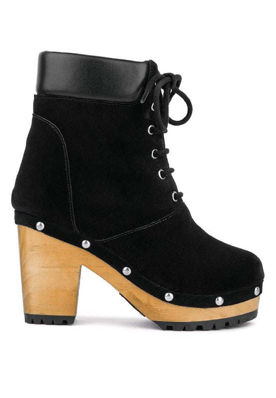 Stacey B's Masya  Handcrafted Collared Suede Boot