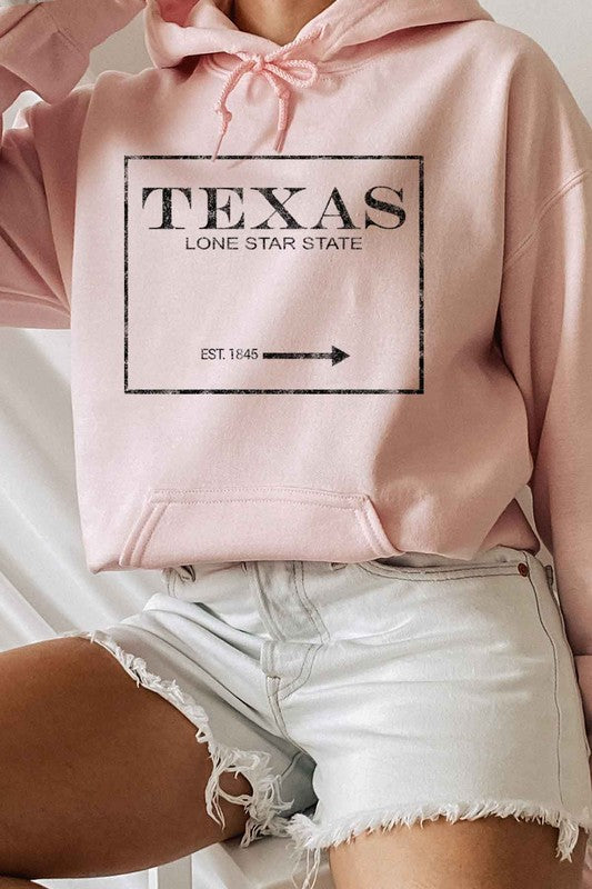 Stacey B's Texas Lone Star State Graphic Hoodie