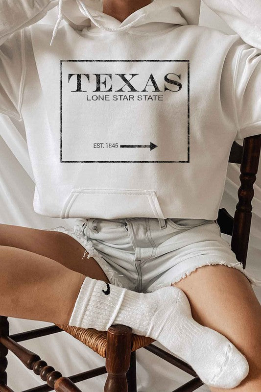 Stacey B's Texas Lone Star State Graphic Hoodie