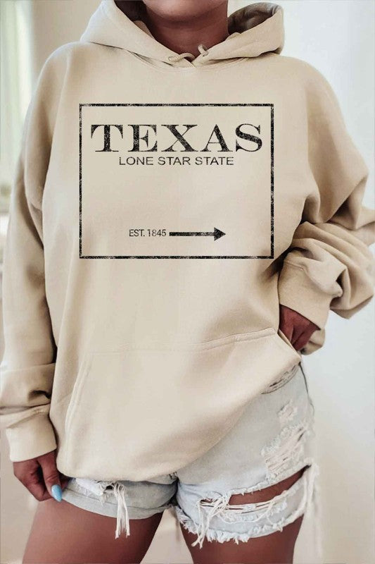 Stacey B's Texas Lone Star State Graphic Hoodie