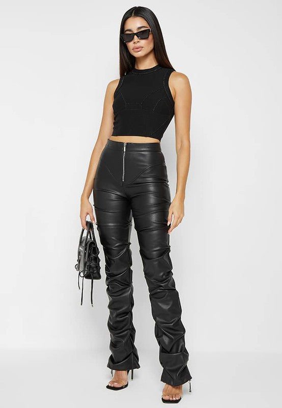 Stacey B's Sexy Pu Leather Pants