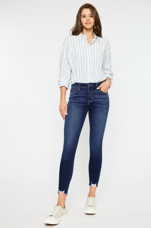 Stacey B's Mid RIse Ankle Skinny Jeans